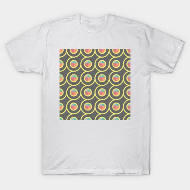 Mid-century modern retro abstract T-Shirt by PlusAdore